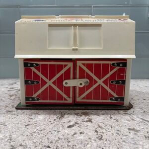 Fisher Price Family‎ Farm Vintage Barn Toy with Doors (Comes as pictured)
